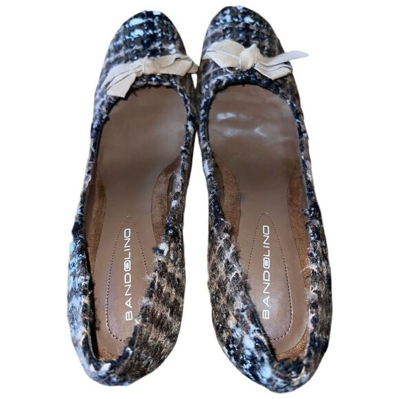 Bandolino Camilla Light Brown Fabric Round Toe Womens Size 10M NEW WITH BOX - Picture 6 of 13